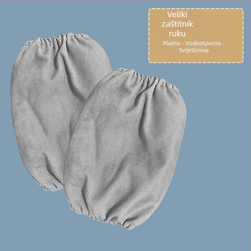 Zaštitni rukavi za crtanje djece, od čistog pamuka, vodootporan platno, prozračni, jednobojni, s otiskom loga