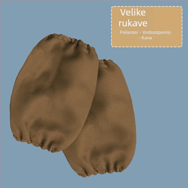 Zaštitni rukavi za crtanje djece, od čistog pamuka, vodootporan platno, prozračni, jednobojni, s otiskom loga