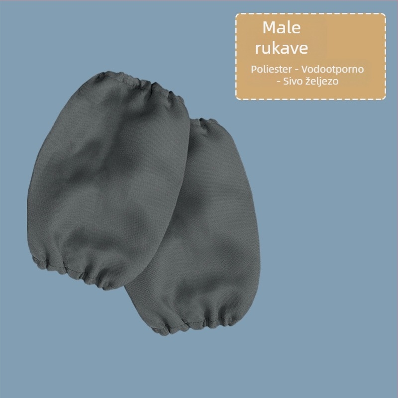 Zaštitni rukavi za crtanje djece, od čistog pamuka, vodootporan platno, prozračni, jednobojni, s otiskom loga