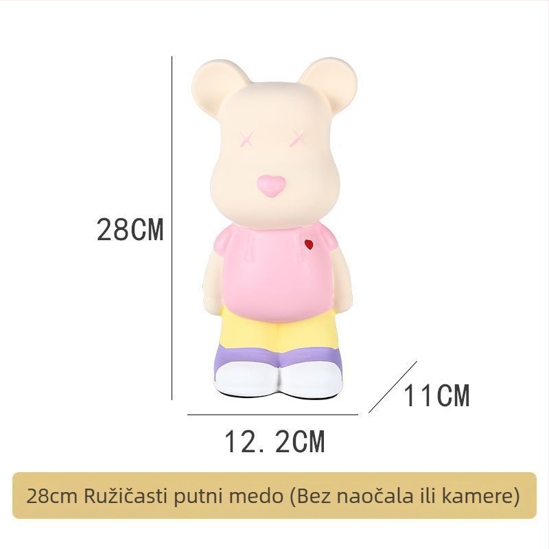 Keramička figura medvjeda, nordijskog stila (Materijal: keramika; Poklon: osobni; Prigode: Božić, Rođendan)