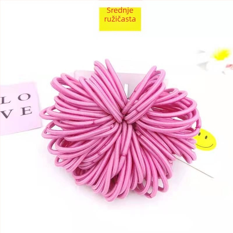 Gumica za kosu - visoka elastičnost, ručna izrada, originalni dizajn, poliester vlakno