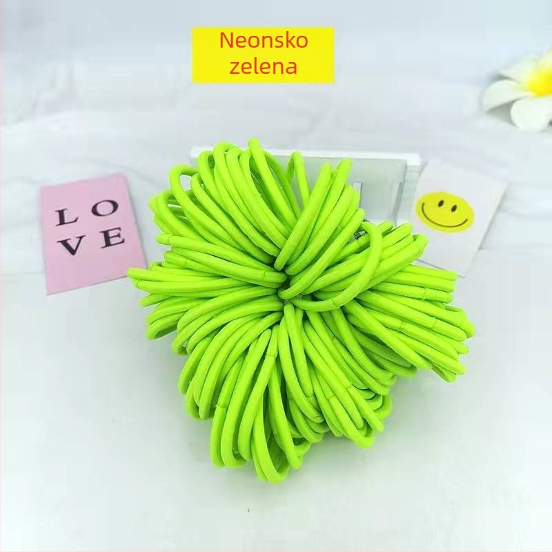 Gumica za kosu - visoka elastičnost, ručna izrada, originalni dizajn, poliester vlakno