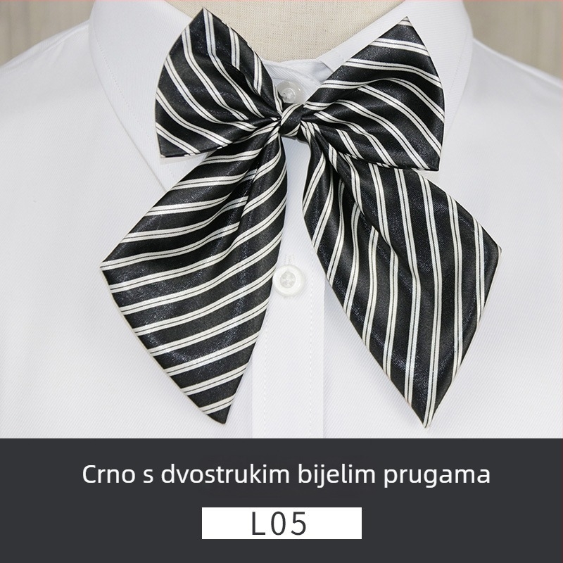 Ženska mašna za ovratnik s cvijetom, poliester, korejski stil, oblik mašne, ispisano