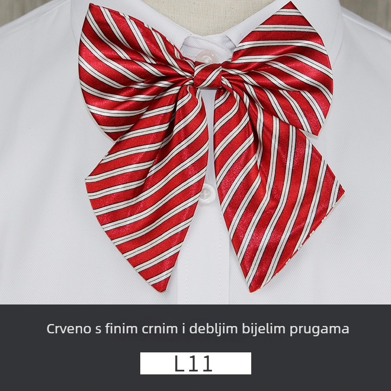 Ženska mašna za ovratnik s cvijetom, poliester, korejski stil, oblik mašne, ispisano