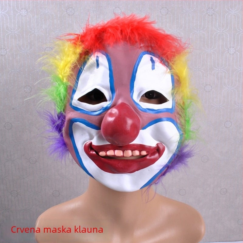 Latex klaun maska, horor stil, maska za kostim, za Noć vještica i Uskrs