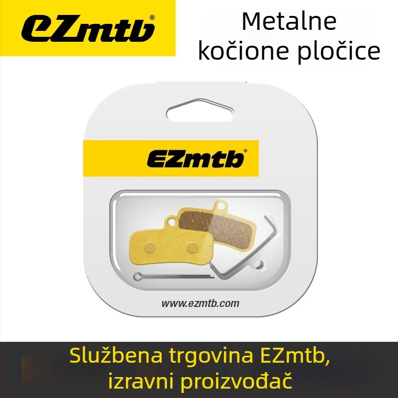 EZmtb Metalna pločica kočnice za planinske i cestovne bicikle MT200ZEER9170RED CODEGUIDE