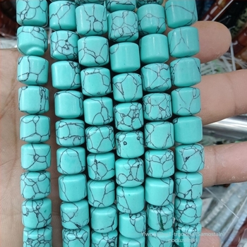 10×10 mm prirodni ahat cilindrične baril perle s zaobljenim rubovima za DIY narukvice i ogrlice, pribor za izradu nakita – polugotova serija