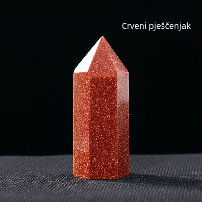 Prirodne kristalne kolone: bijeli kristal, ametist, ružičasti kristal i citrin, šesterokutna prizma, kolone od više kristala, jednostruke i dvostruke vrhove