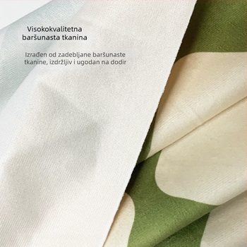Stol za TV ormarić s motivom Dvostruka Sreća – zaštitna prašna navlaka za ormar za cipele i mali stol za kavu, geometrijski uzorak, moderni minimalistički stil