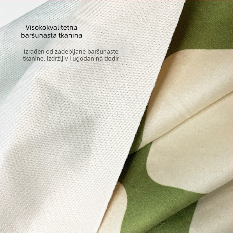 Stol za TV ormarić s motivom Dvostruka Sreća – zaštitna prašna navlaka za ormar za cipele i mali stol za kavu, geometrijski uzorak, moderni minimalistički stil