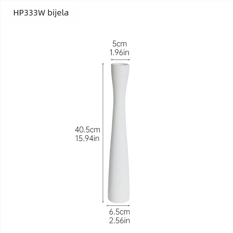 Vaza od bijele keramike, marka Weiyang Famous Things, moderan minimalistički stil, kategorija: vaza, pogodna kao dar za vjenčanje i rođendan