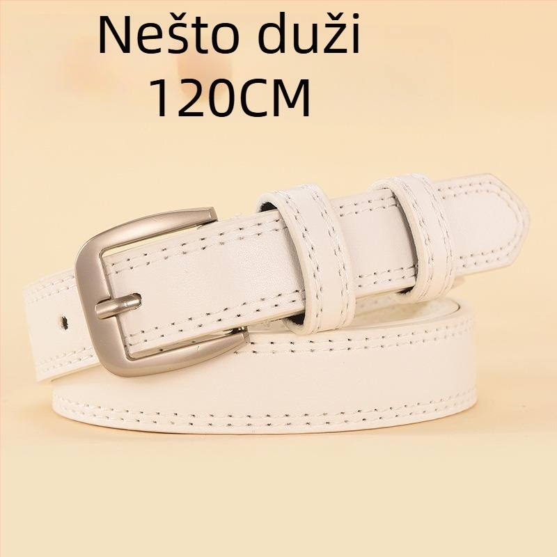 Damski tanki dekorativni pojas za traperice (Materijal: drugi; Kopča: legura; Otvaranje: kopča s iglom; Širina: tanka (<2 cm); Stil: elegantan, lagani luksuz)