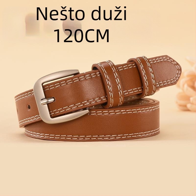 Damski tanki dekorativni pojas za traperice (Materijal: drugi; Kopča: legura; Otvaranje: kopča s iglom; Širina: tanka (<2 cm); Stil: elegantan, lagani luksuz)
