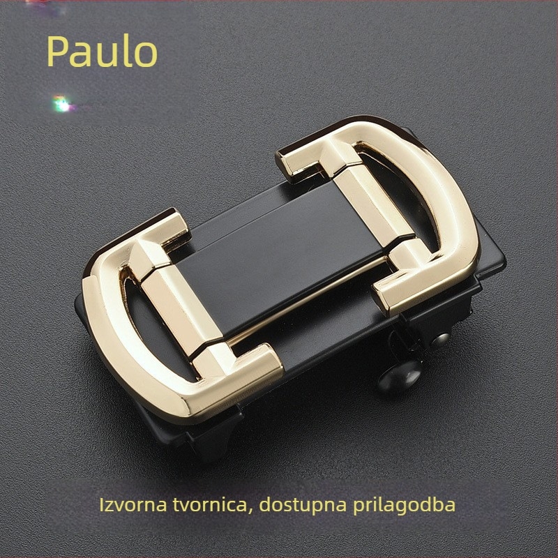 Muška automatska kopča za pojas od legure, pravokutnog oblika, širina kopče 3,3–3,5 cm, poslovni stil