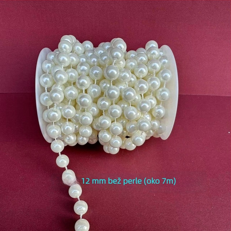 Perlena lančana zavjesa za svadbenu dekoraciju | plastične/smolne perle | elektroplating | Hongsheng marka | proljeće 2023