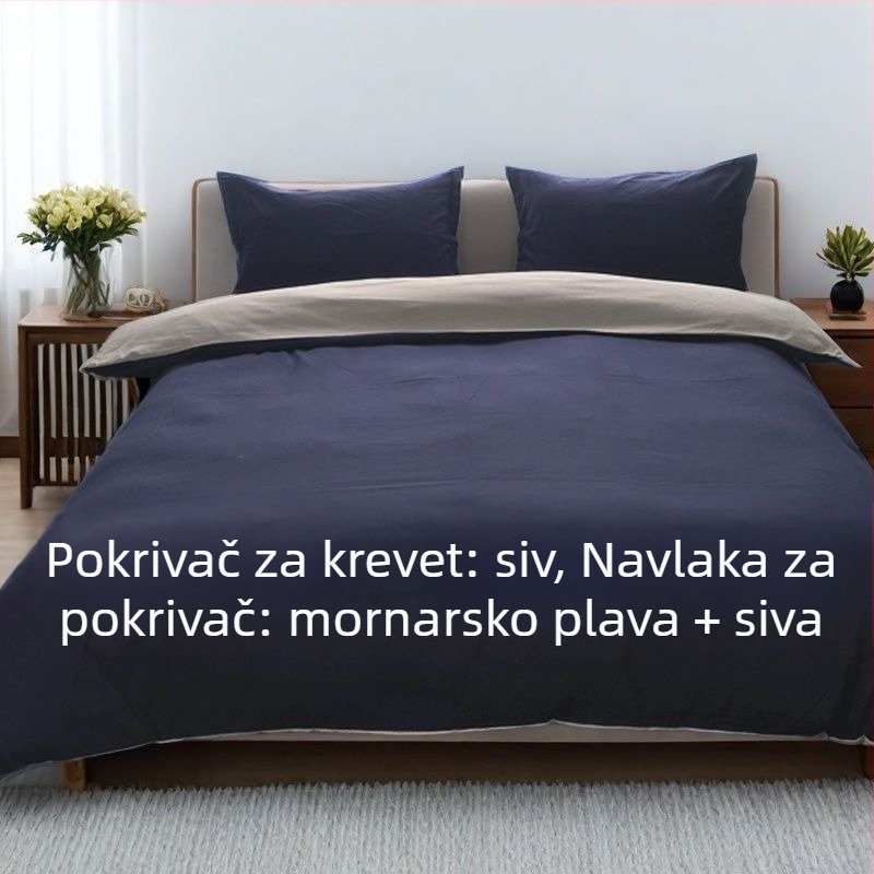 Navlaka za pokrivač, prilagodljiva; tkanina: brushed, quilted i plain; reactive bojanje; težina ispod 300 g; INS stil