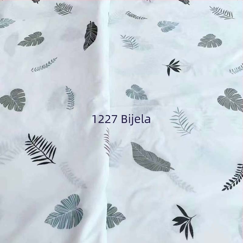 Navlaka za pokrivač od čistog pamuka, cvjetni uzorak, digitalni ispis, moderan minimalistički stil