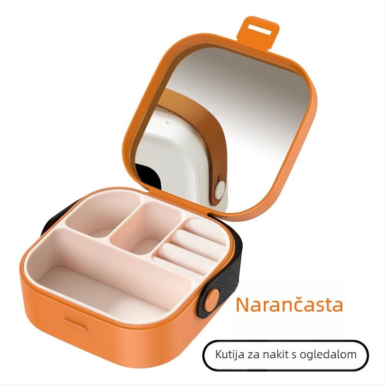 Kutija za nakit od plastike, casual stil, čvrsta konstrukcija, model YJ2023008