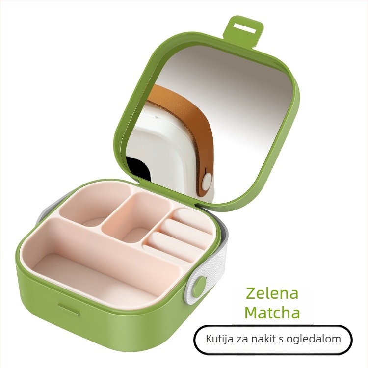 Kutija za nakit od plastike, casual stil, čvrsta konstrukcija, model YJ2023008