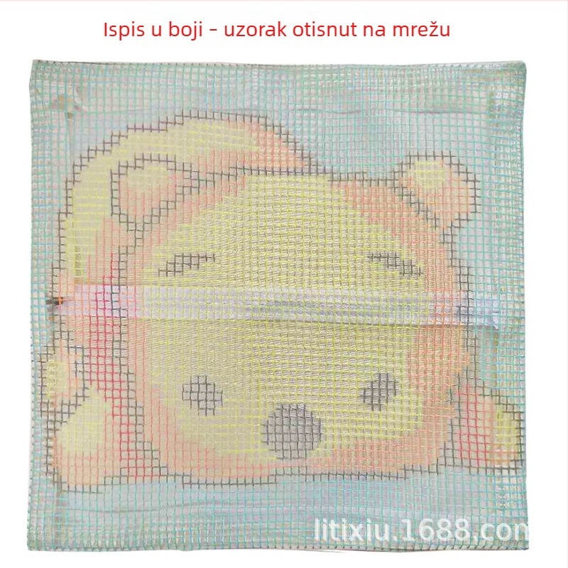 Set za križno šivanje jastuka – DIY na plastičnoj ploči, motivi crtani/anime, korejski stil, Needle Friend