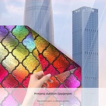 58×120 cm Europska elektrostaticka staklena naljepnica za kupaonicu – matno staklo prozora, naljepnica za obnovu 081-105