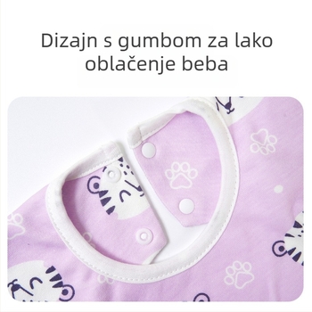 Kangobaby 360° rotirajući bambus vlaknasti beb bib, upijajući, uzorci životinja/slova/crtani, za djecu od 0 do 3 godine