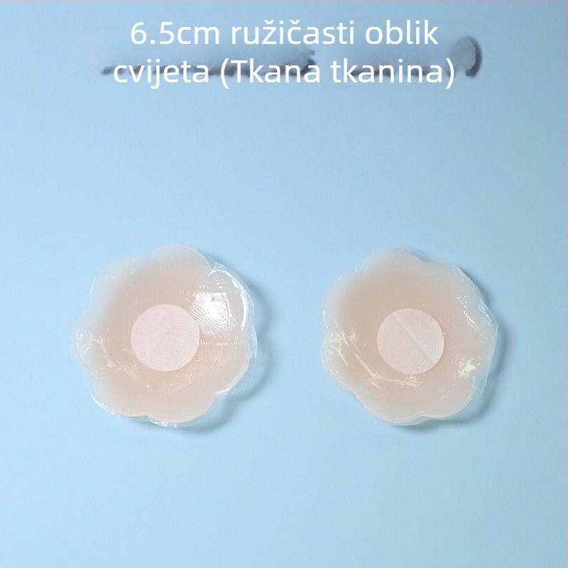 Nevidljive silikonske naljepnice za grudi za male grudi, push-up efekt, prozirni ulošci u grudnjak