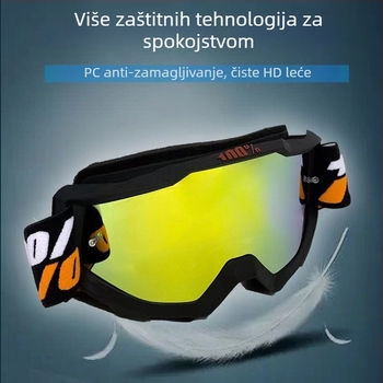 Naočale za motocikle i off-road za biciklizam, TR90 okviri, druga generacija, zamjenske leće, kompatibilne s trakom za glavu, biciklističke naočale