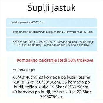 Jastuk za sjedenje od memorijske pjene, prozračan, za sve sezone, uredska namjena – ublažava bolove pri duljem sjedenju