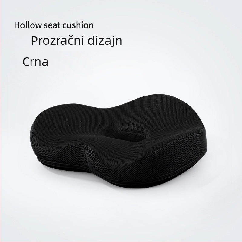 Jastuk za sjedenje od memorijske pjene, prozračan, za sve sezone, uredska namjena – ublažava bolove pri duljem sjedenju