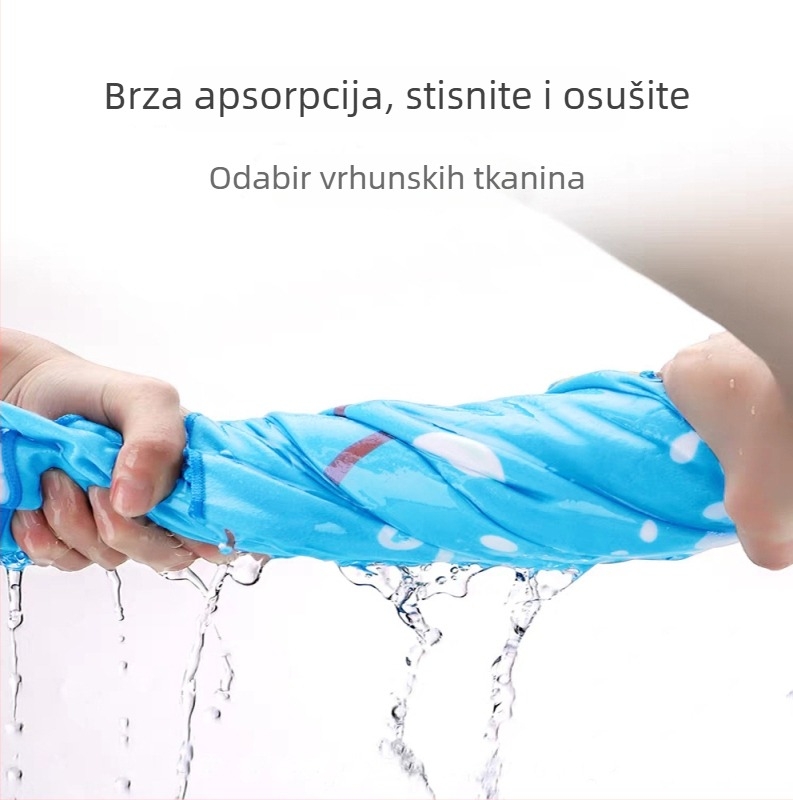 Dječji kapuljačasti ručnik za kupanje – mikrovlakno, 200–300 g, 16 vlakana, otisnuto