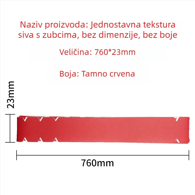 Trake za zaštitu rubova pickleball reketa — otporne na trošenje, zaštita od ljuštenja boje, PU materijal; Brend Custom-made; Prikladni sport Tenis