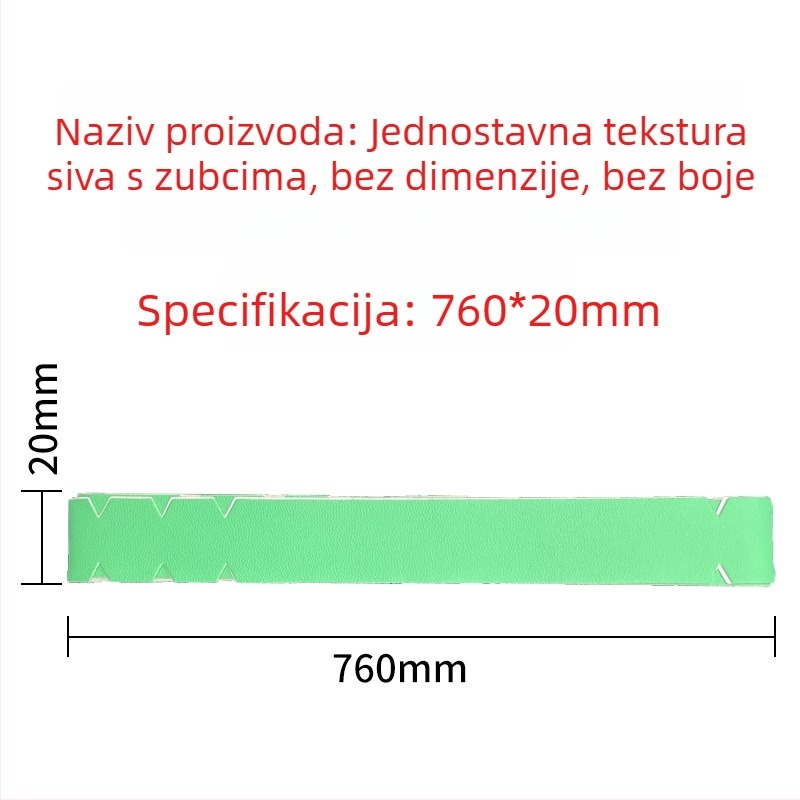 Trake za zaštitu rubova pickleball reketa — otporne na trošenje, zaštita od ljuštenja boje, PU materijal; Brend Custom-made; Prikladni sport Tenis