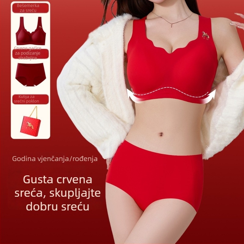 Set grudnjaka: bezšivni košarice, košarice 3/4, oblikovane košarice s tankim gornjim dijelom i debelim donjim dijelom, najlon, fiksni dvostruki kaiševi