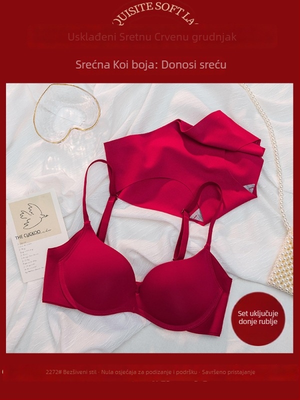 Ženski set grudnjaka od najlona s učinkom skupljanja, bez naramenica, oblikovane čašice 3/4, stražnje kopčanje s tri reda
