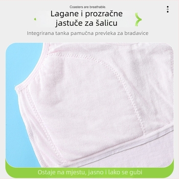 Djevojački pamučni top za ljeto, uzrast 9–13 godina, 1. stupanj razvoja, udoban i prozračan