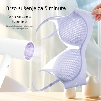 Bezšav push-up grudnjak s laganim košaricama, udoban