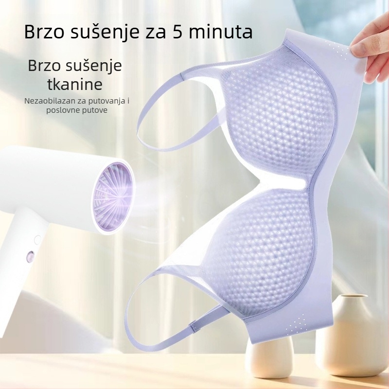 Bezšav push-up grudnjak s laganim košaricama, udoban