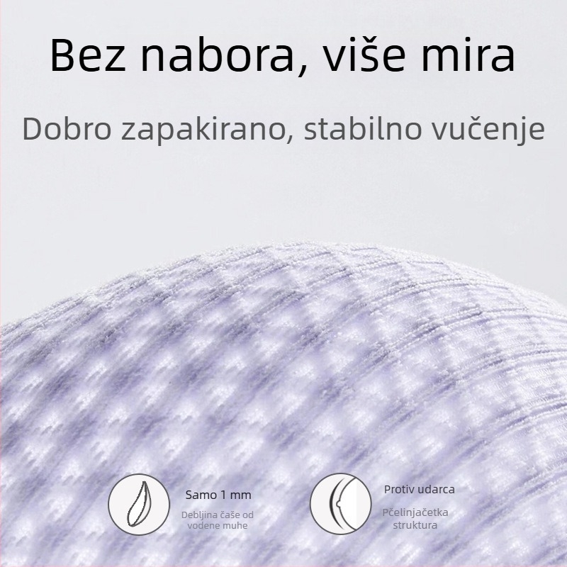 Bezšav push-up grudnjak s laganim košaricama, udoban