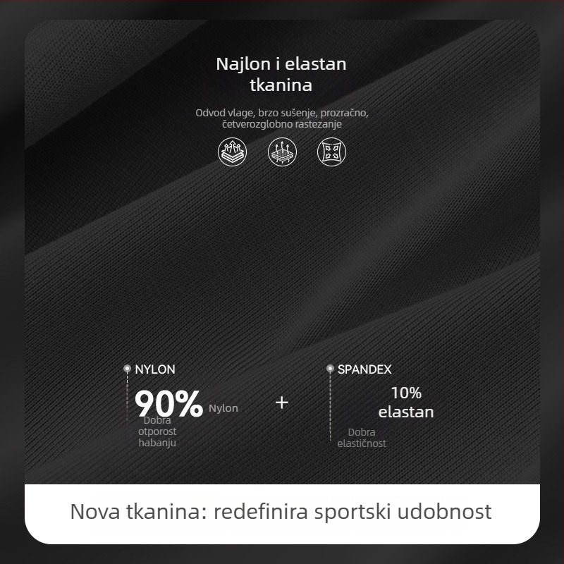 Ženski bezšavni top za jogu s integriranom podrškom za prsni koš, bez naramenica, najlon 80%, podstava spandex 80%, pogodna za trčanje