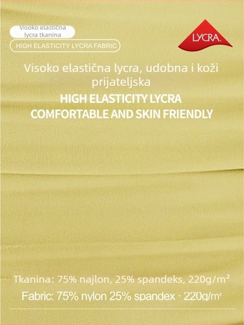 Joga grudnjak s halter vratom, oblikovan 3/4 košarica, šivena konstrukcija, Nylon/Spandex 75/25, Shaped Lycra Sanding