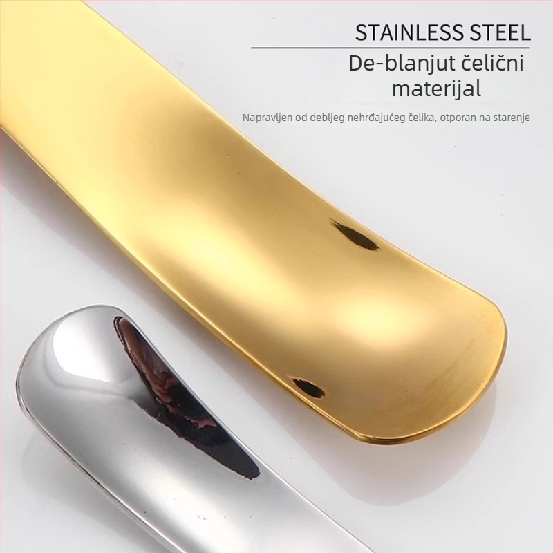 Desertna žlica, 410 nehrđajući čelik, moderni jednostavan dizajn, poliranje vodom