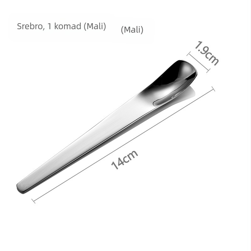 Desertna žlica, 410 nehrđajući čelik, moderni jednostavan dizajn, poliranje vodom