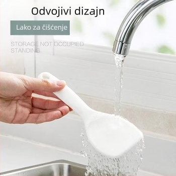 Plastični stalak za rižine žlice s poklopcem za prašinu, za odrasle, izdanje 2024