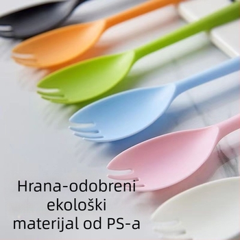 Jednokratne žličice i vilice s dugim dršcima, individualno zapakirane, za roštilj, bibimbap, desertne posude i voćne zdjele — Materijal: PP; Brend: Unique; Funkcija: Druge; Lansiranje proizvoda: Drugo