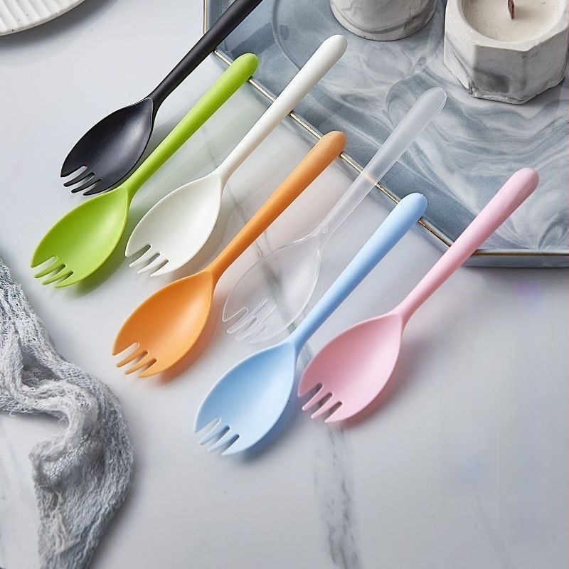 Jednokratne žličice i vilice s dugim dršcima, individualno zapakirane, za roštilj, bibimbap, desertne posude i voćne zdjele — Materijal: PP; Brend: Unique; Funkcija: Druge; Lansiranje proizvoda: Drugo