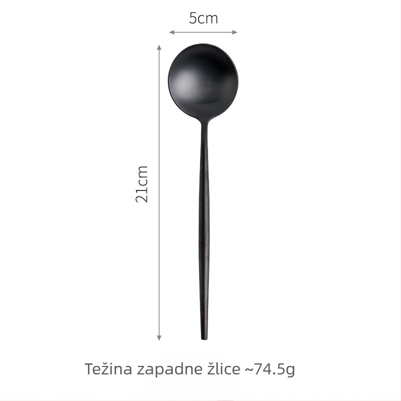Set noževa, vilica i žlica – 304 nehrđajući čelik – boemski stil – završna obrada hemp wheel