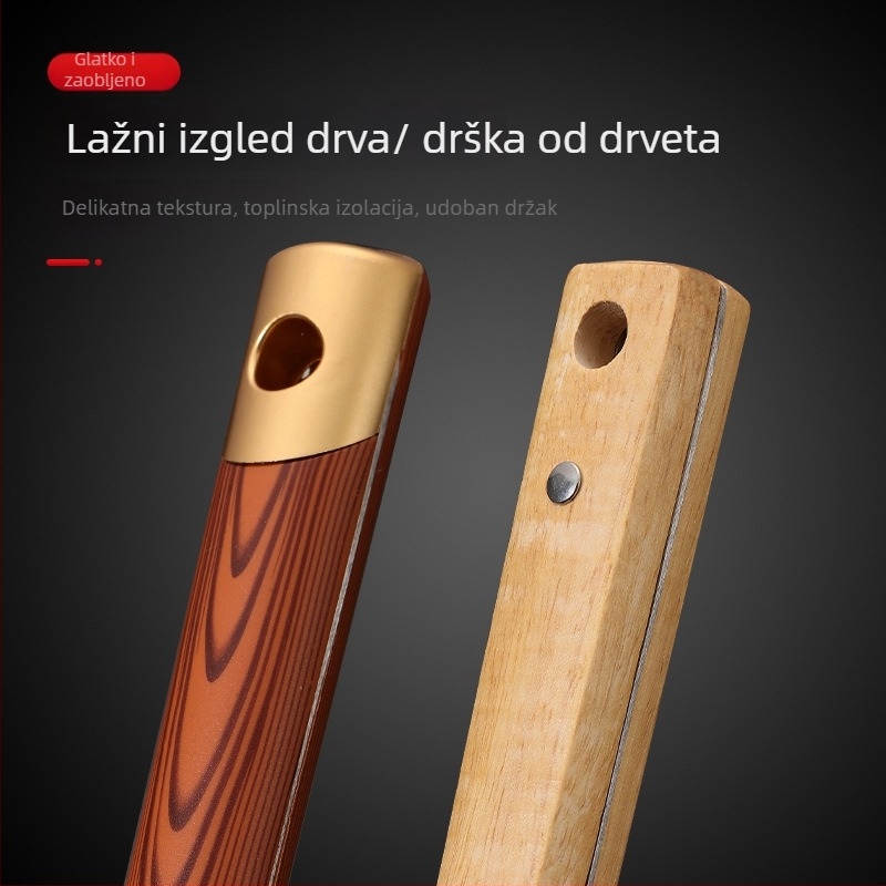 Žlica za ocjeđivanje od nehrđajućeg čelika s dugim držkom