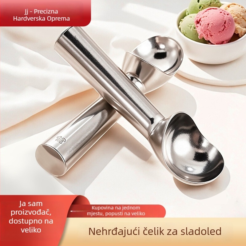 Žlica za sladoled — nehrđajući čelik 201, moderan jednostavan stil, žlica, vrhunska kvaliteta