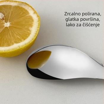 Dječja žlica Earl od 304 nehrđajućeg čelika, sladak uzorak Hehe bear, ogledni završni sloj